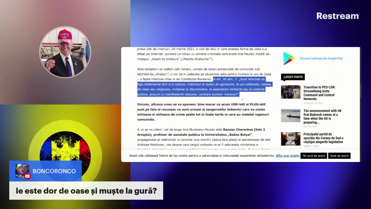 🔴LIVE - GENOCIDUL ALB EXPUS de TRUMP