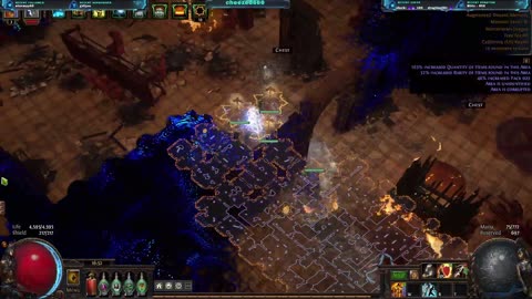 Chill mapping looking for a nameless spawn Poison Holy Relic Necro