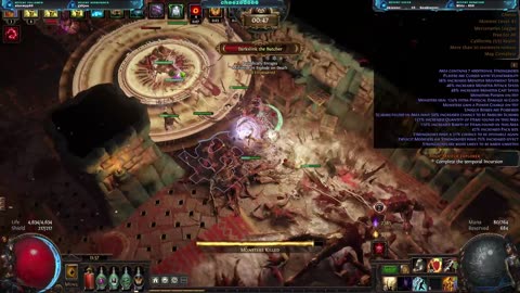 Chill mapping looking for a nameless spawn Poison Holy Relic Necro