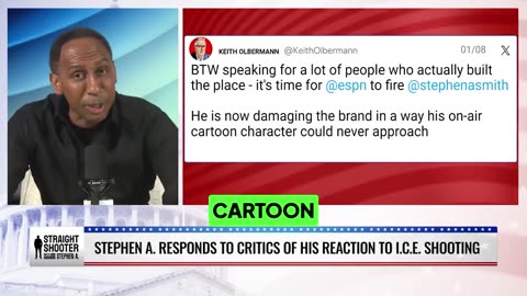 Stephen A. Smith’s voice nearly cracks with RAGE as he goes off on Keith Olbermann.