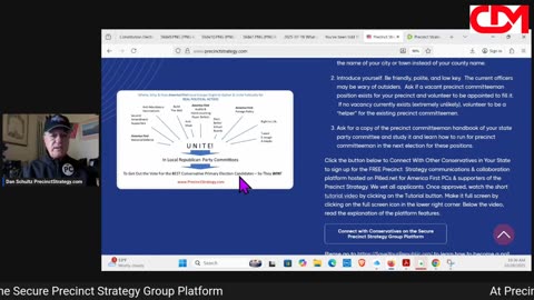 Precinct Strategy Why to Know your State Legislators. Dan Schultz October 28 2025