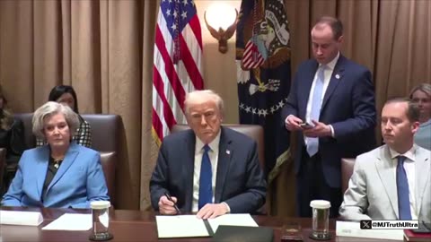 President Trump signs an Executive Order on Election Integrity