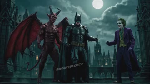 Bad Batman DANCES WITH DEVIL IN PALE MOON LIGHT Meme