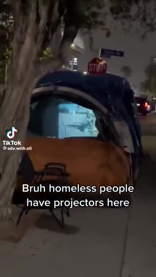 Homeless Have Projectors?