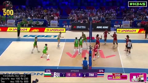 🔴LIVE วอลเลย์บอลหญิง เนชั่นส์ลีก VNL 2025 บัลแกเรีย พบ ไทย | 22 มิ.ย. 68