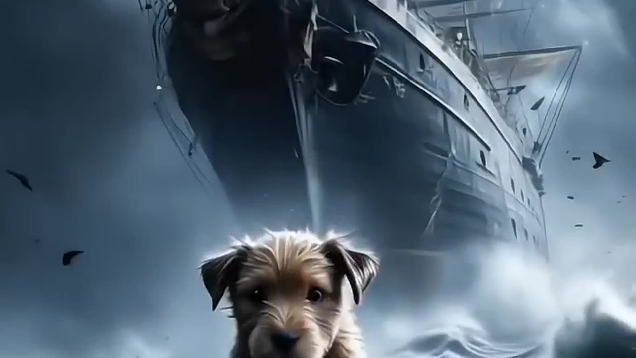 Poor_puppy_is_saved_by_Hanuman_Ji_🙏._The_kindness_of_friends._#shorts_#monkey_#dostpappu