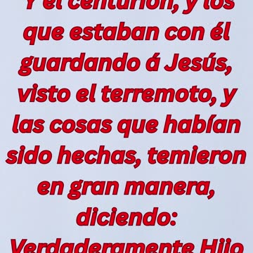 "La confesión del centurión" Mateo 27:54 #shorts #youtube #ytshorts #jesus #views #youtubeshorts #yt