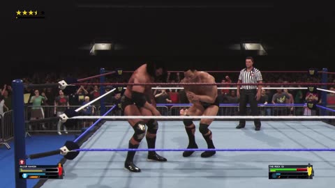 WWE classic Razor Romon VS The Rock