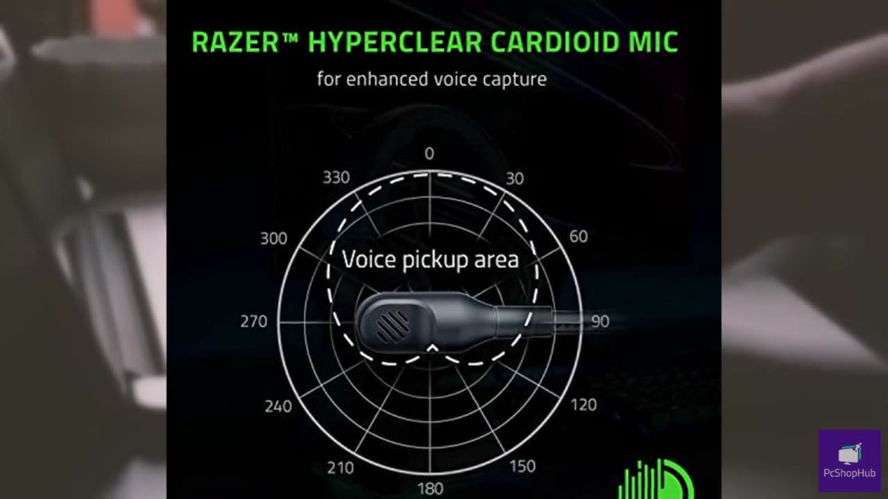 Razer BlackShark V2 X Gaming Headset: 7.1 Surround Sound - 50mm Drivers - Memory