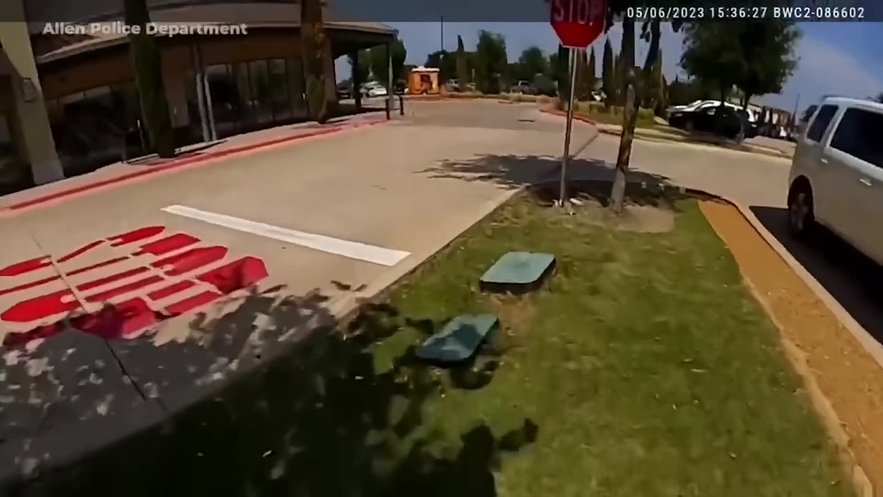 Allen Police Department - Video Showing Officer Who Shot And Killed Shooter