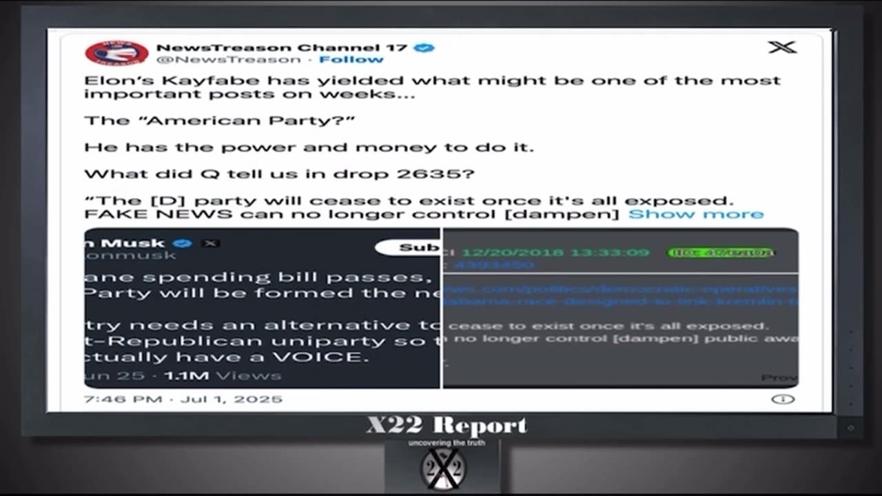 Musk forming a new party