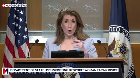 🇺🇸 Department of State | Press Briefing by Spokeswoman Tammy Bruce [LIVE]