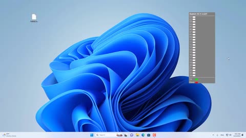 How to check switch port status right on the Windows home screen
