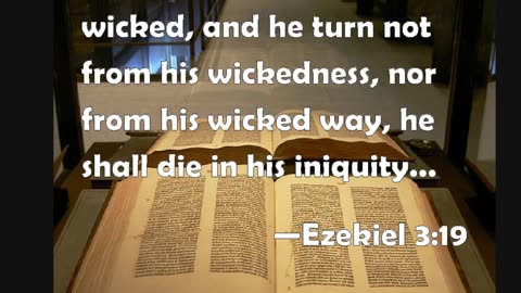 We must warn the wicked