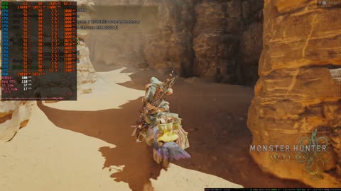 Monster Hunter Wilds HD PC MAX SETTINGS DLSS Performance + Frame Gen 5700X3D + RTX 5060 TI OC 16GB