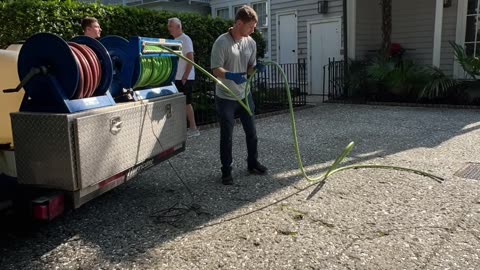 🚰 Downtown Charleston gets the Rooter Man treatment!