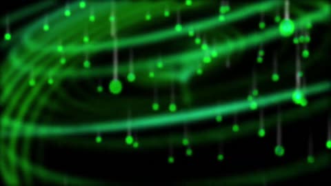 4K Space Dust Trails ✨ | Green Abstract Background Video