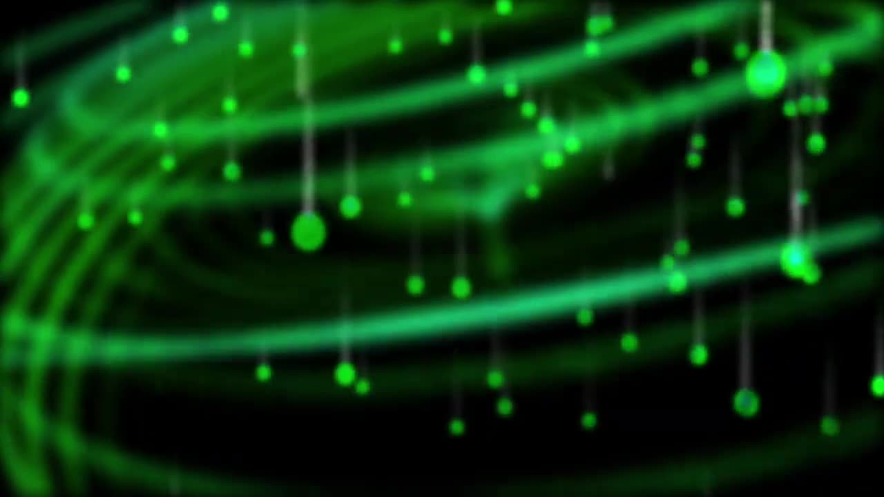 4K Space Dust Trails ✨ | Green Abstract Background Video
