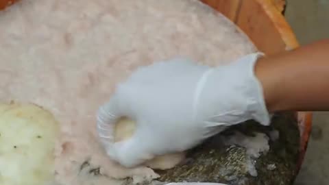 Making konjac tofu