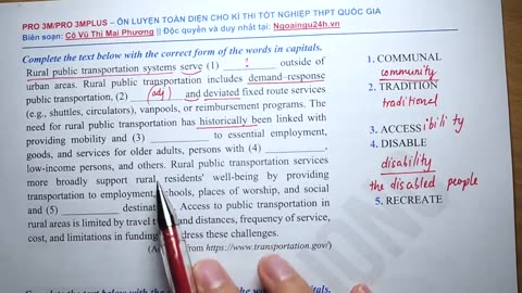 Bài 9 Phương pháp đặc trưng xử lí dạng bài đọc điền chuyên biệt Buổi 2