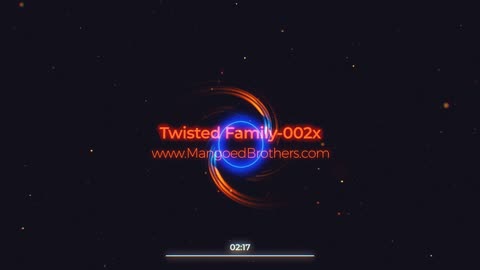 MB-Twisted Family-002x (6m50s) Fiery Rays Music Visualizer