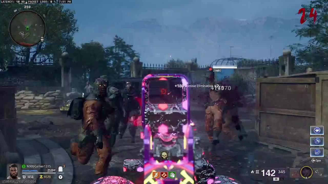 Call of Duty Black Ops 6 No Commentary Solo Round Based Zombies PvE Shattered Veil 88th Game
