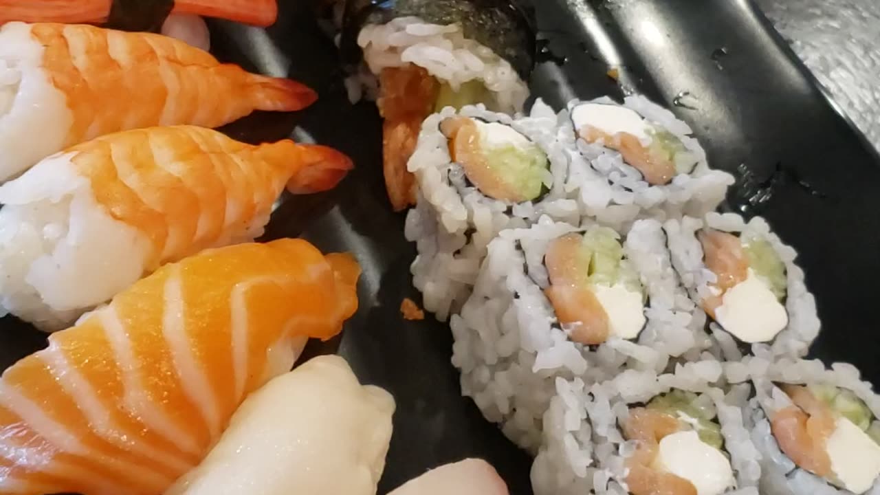 Japanese Sushi with a great time to eat and enjoy