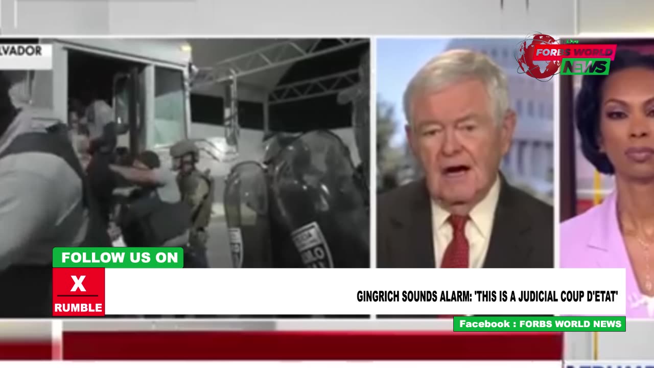 Former House Speaker Newt Gingrich speaks on the Judicial system in America