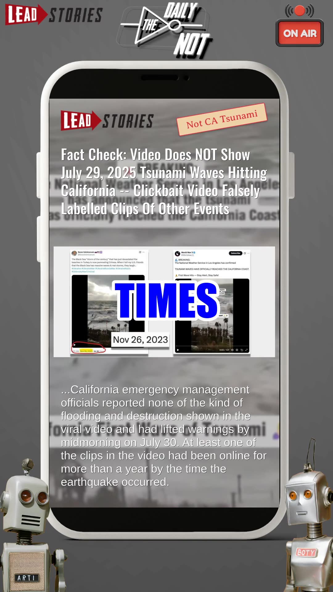 The Daily NOT - A show about what didnt happen today. Episode 493.