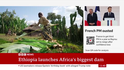 Ethiopia launches Africa’s biggest dam | BBC News