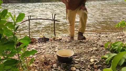 "Cooking in the Wild – Eggplant Recipe You Must Try!" 🔥🍆 (4K FHD)