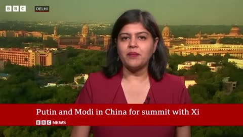 Russia's Vladimir Putin meets India's Narendra Modi in china for world leaders summit _