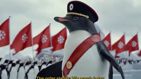 McDonald Island Penguins Respond To Trump Trade War 