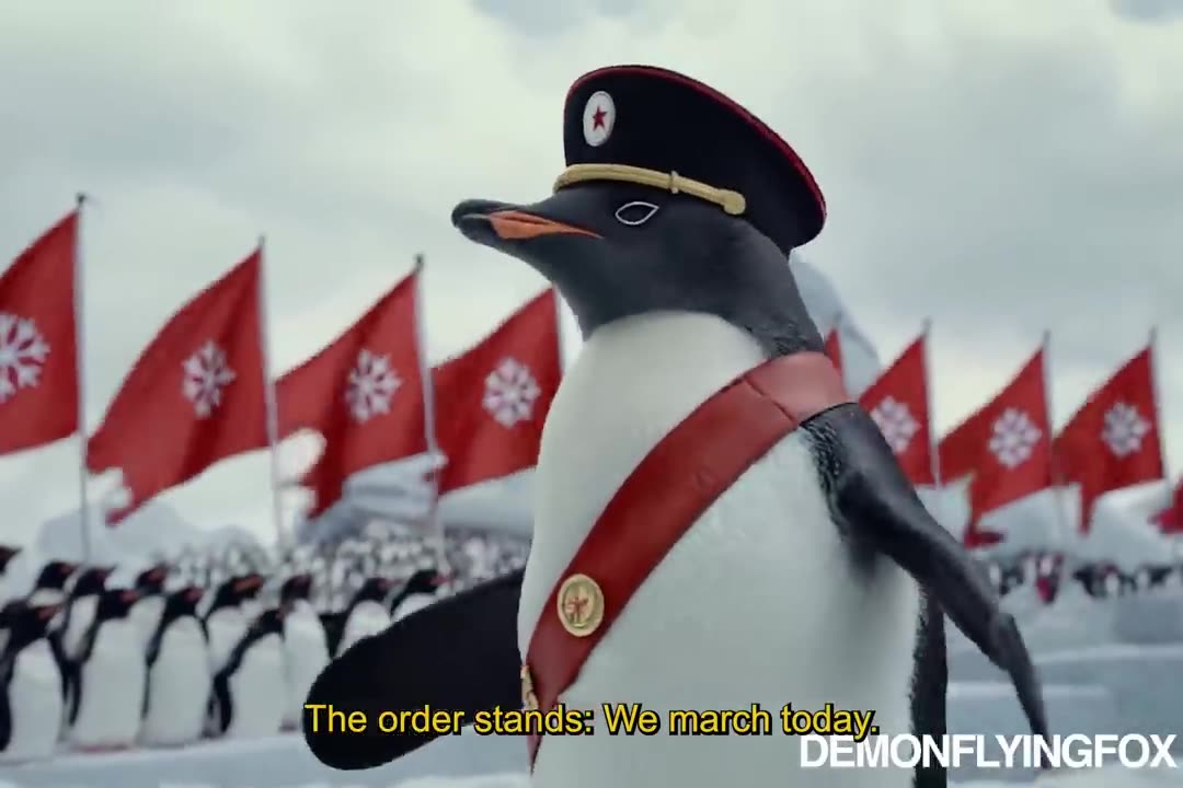 McDonald Island Penguins Respond To Trump Trade War