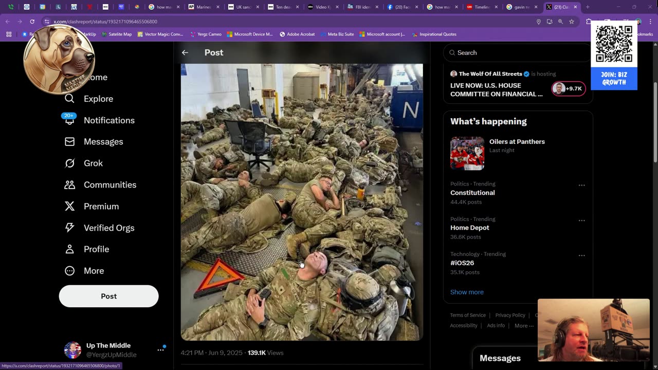 250609 Up The Middle : UPDATE-LA Riots, DumpTrump