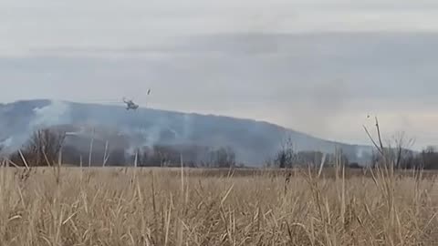 ✈️🔥 Ukraine Russia War | Ukrainian MI-8 Helicopters Deploy Flares | RCF