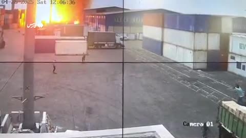 (INSANE)Moments Leading Up to Iranian Port Blast