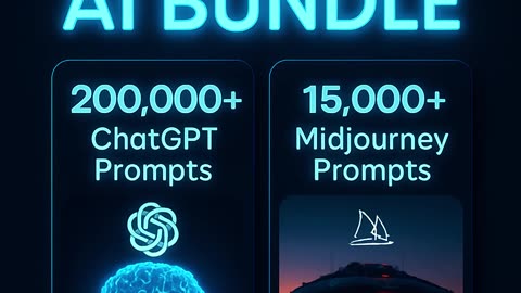 Ultimate AI prompts bundle - Link below 👇! #ai #aiprompts #aiprompt #gpt #aiprompting 