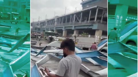 New Ashok Nagar RRTS Station Damaged by Storm; Operations Halted Until Further Notice