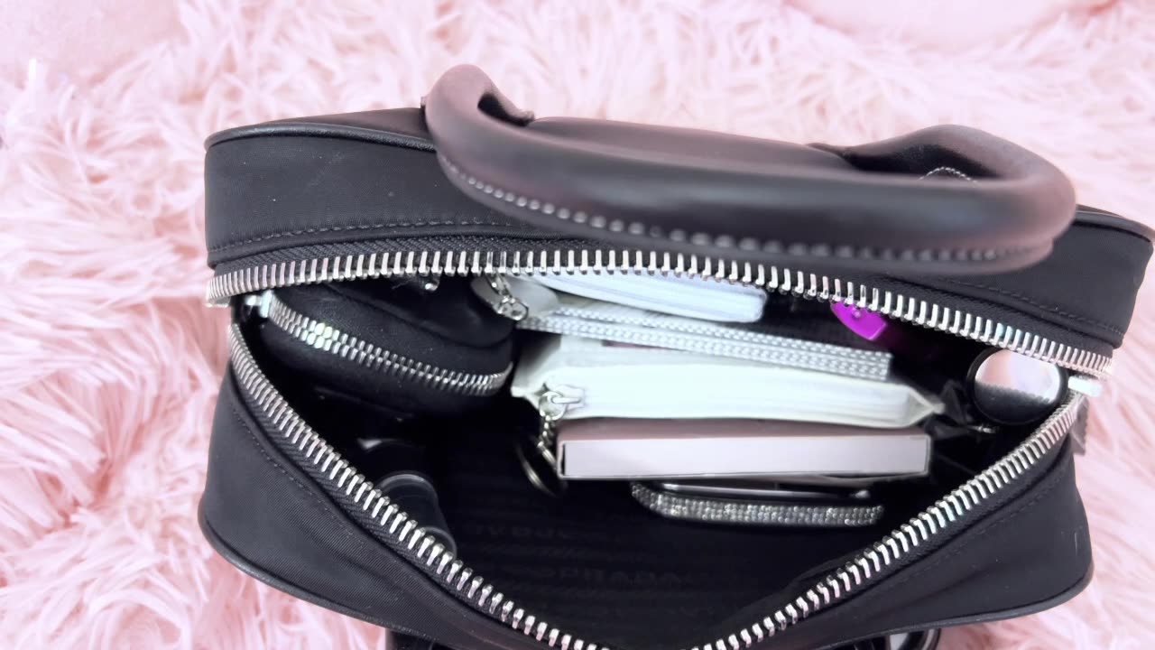 Loving this Little Black Prada Bag & What's in it?