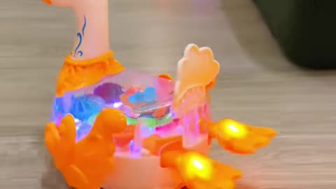 Dancing Swan Toy with 360° Rotation, Lights & Music - A Magical Gift for Kids!