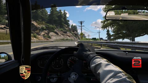 1974 Porsche 911 RSR on the California Highway in Automobilista 2 | Clip 01/02 | #4K