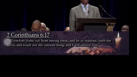 Apostle Gino Jennings teaching on baptism and leaving fake churches