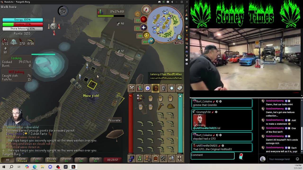 Burg's Lounge.. Runescape n' Chill 7-31 #Live #Cannabis #420 #OSRS