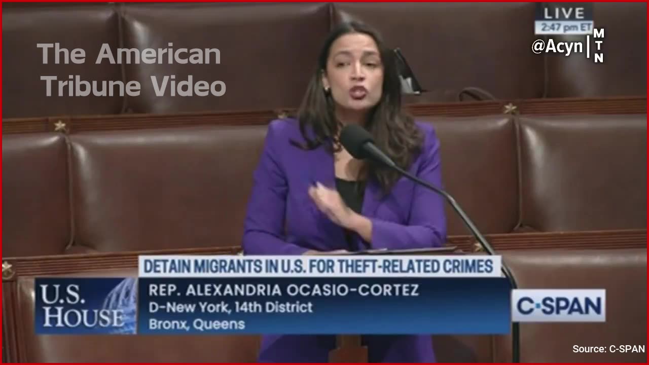 AOC Had Total House Floor Meltdown Over Trump Getting Serious about Illegal Immigration