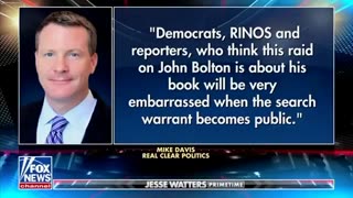 Jesse Watters reveals that the FBI raided John Bolton’s home because he’s receiving $MILLIONS