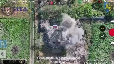 💥🚜 Ukraine Russia War | Ukrainian Leopard 1A5 MBT Destroys Russian Position | RCF