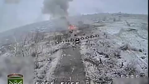 Russian Soldiers Ferrying Supplies in Loafs and Quads Are Picked Apart