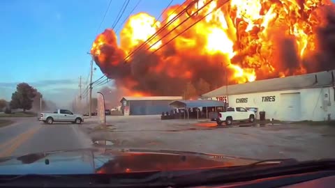 New Dashcam footage shows UPS Flight 2976 plane crash in Louisville