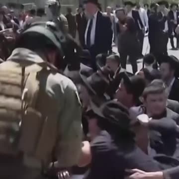 Orthodox jews in Israel refusing to be forcefully drafted on religious grounds.